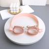 Children'S Swimming Goggles Hd Anti-Fog Waterproof Professional Swim Glasses With Swim Cap Set For Boys Girls
