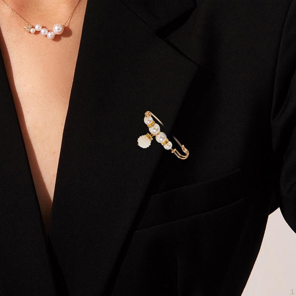 Brooch Pin for Women Clothing Scarf Clip Sweater Shirt Decorative Ladies Girls