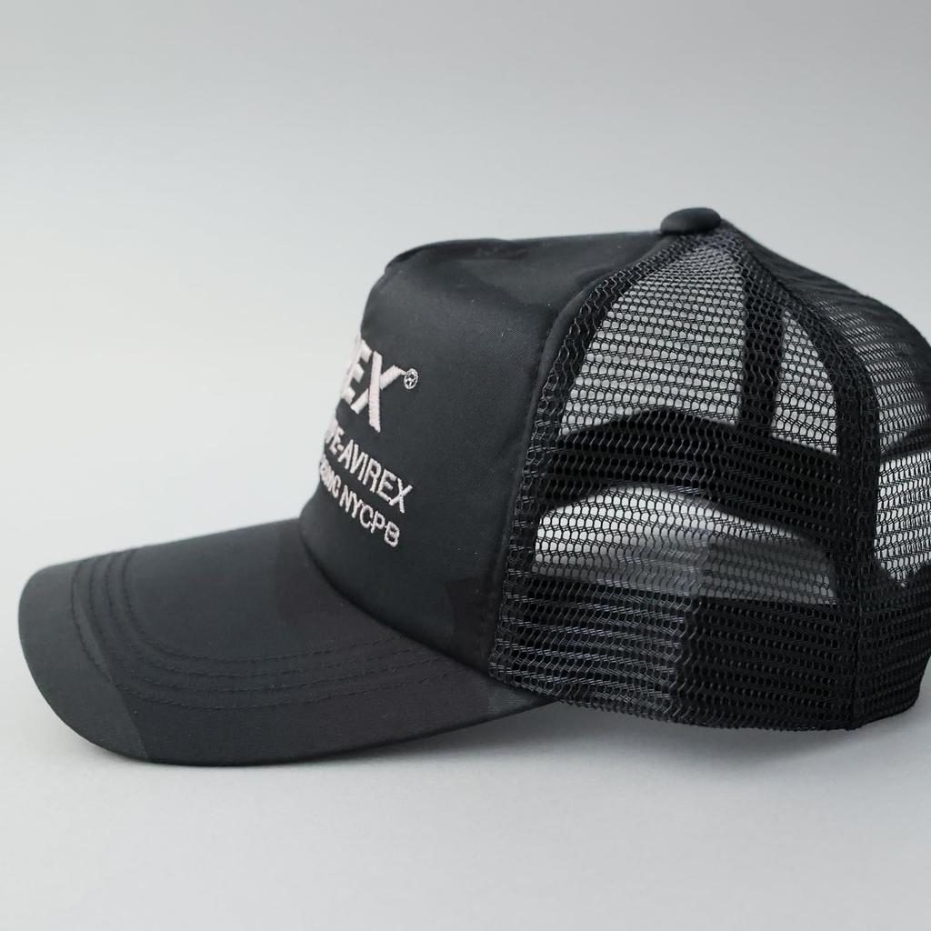 AVIREX NUMBERING Mesh Cap XL LL Black Camo