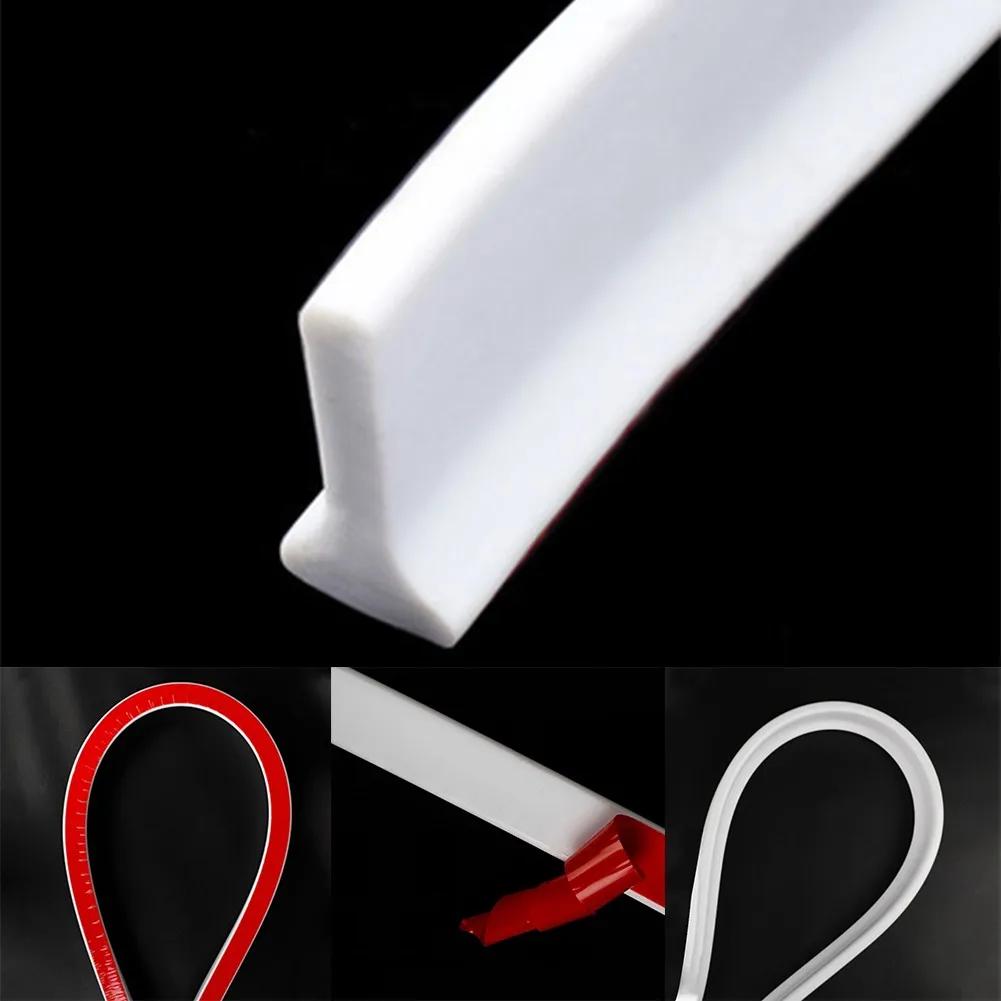 1pc 2mX1.6cm bathroom water stop strip, self-adhesive flexible multifunctional water stop strip, anti slip water stop strip