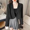 Chic Spring & Autumn Women's Loose Cropped Suit Jacket