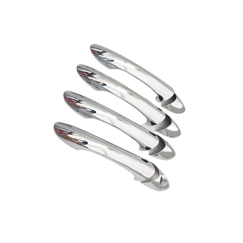 Chrome Glossy Exterior Side Door Handle Cover Trim For Hyundai Sonata 2011-2014