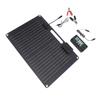 Solar Panel Kit Battery Charger Controller 100W Dual Output USB Regulator for Car Mobile Phone 12V