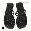 [VANAKE] Strap Cross Slippers [VB36ASQ311Z]