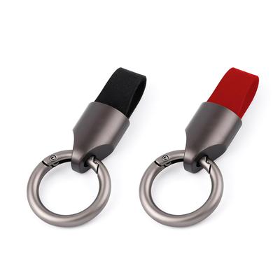 SODOI Key Chain, Car, Motorcycle, Carabiner, Hook, Double Ring, Leather Keychain, Fashion Keychain, Simple,