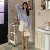 New Arrivals Open Run Women Relaxed Fit Mesh Long Sleeve Knit