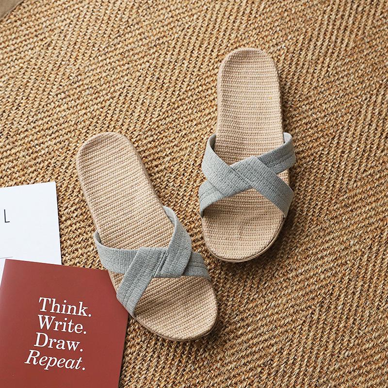 

Летние модные повседневные женские тапочки на плоской подошве 36 зелёный