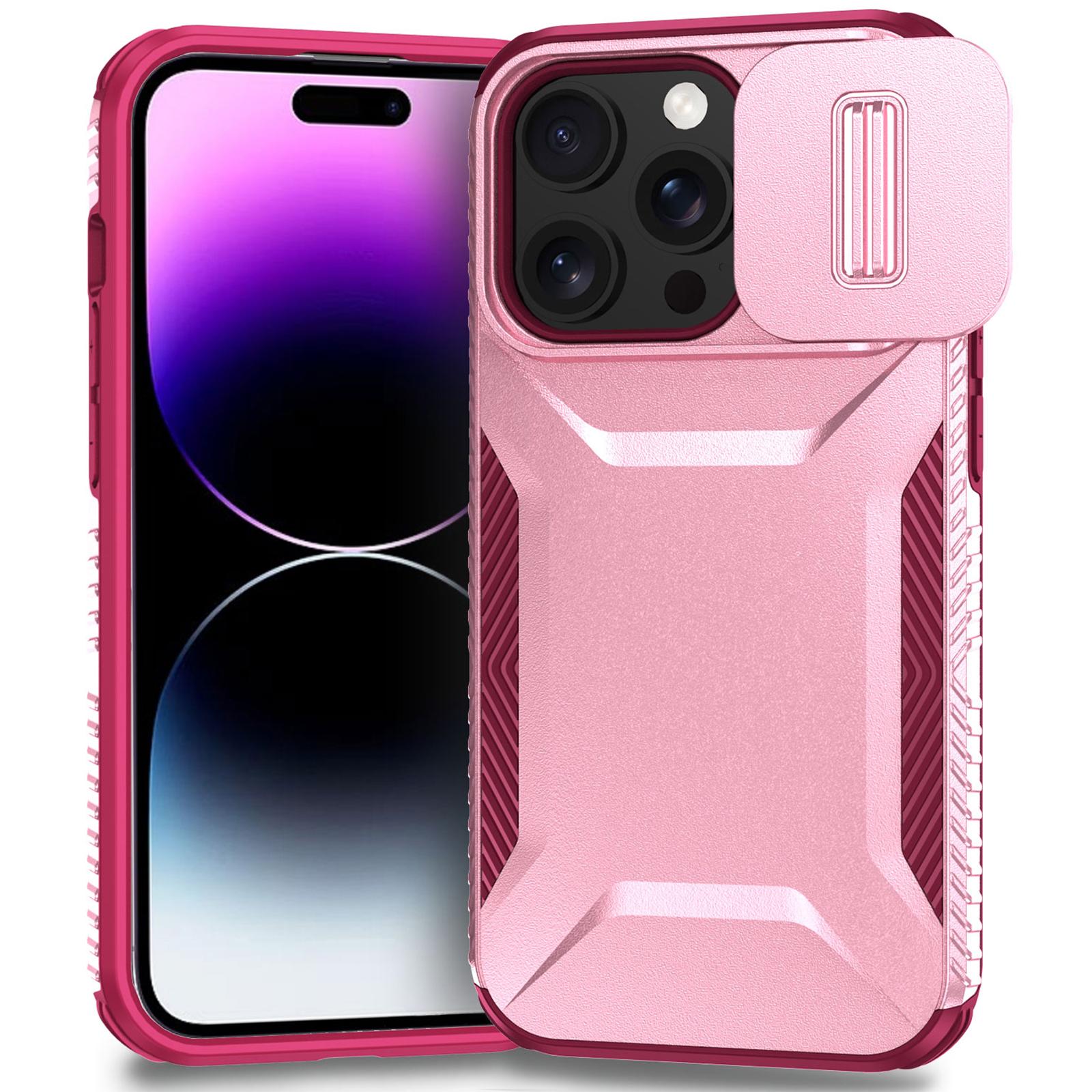 For iPhone 14 Pro Max Case Shockproof TPU+PC Camera Protection Phone Cover B