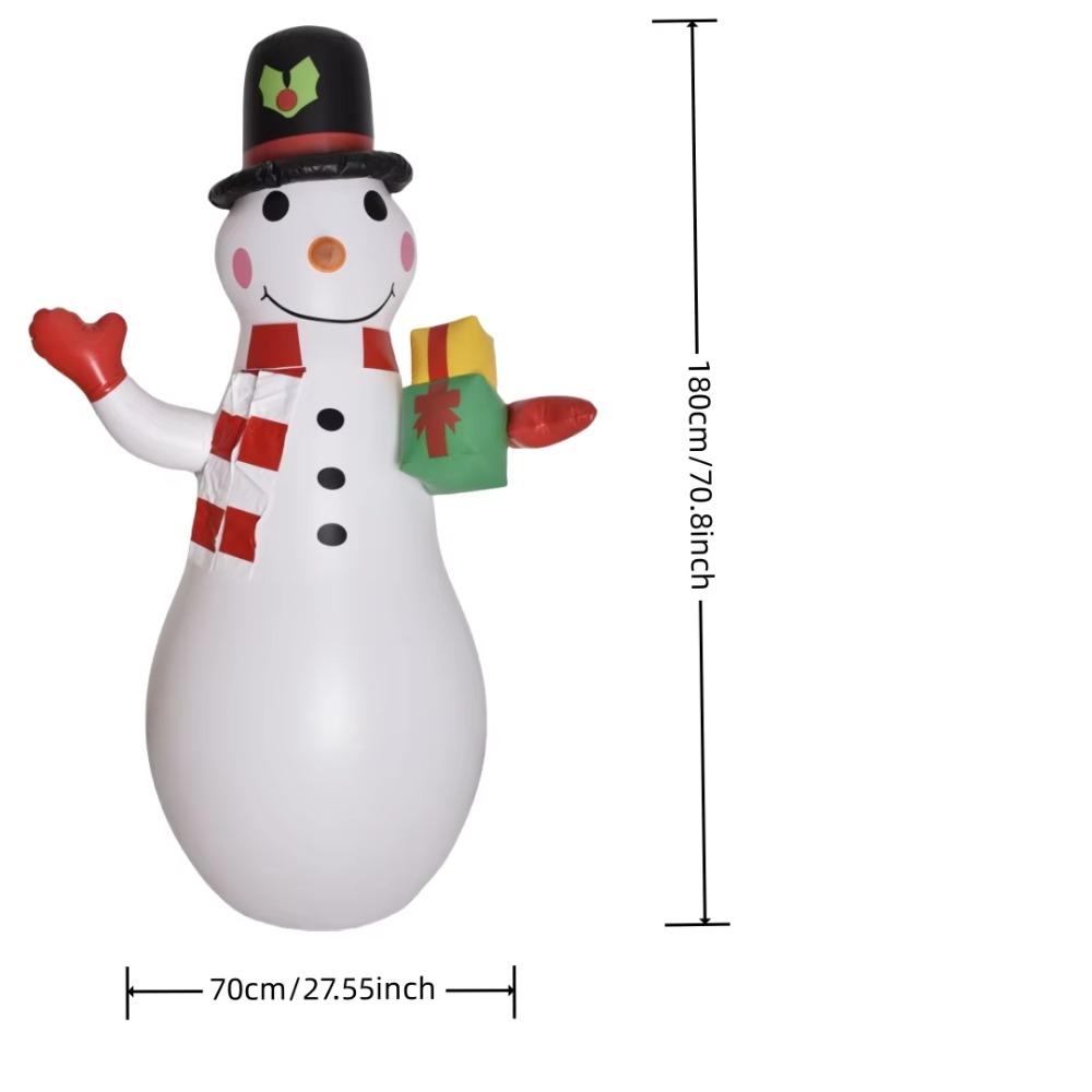 

Christmas Inflatables Embrace Snowman Christmas Winter Holiday Decor Lighted Party Inflatables Decoration