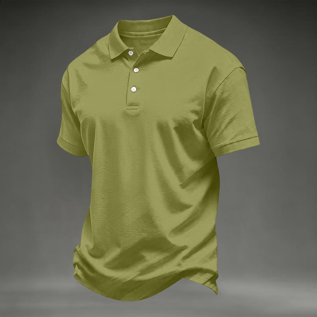 Men's Color Short Sleeve T-Shirt Casual Loose Fit Breathable Tee