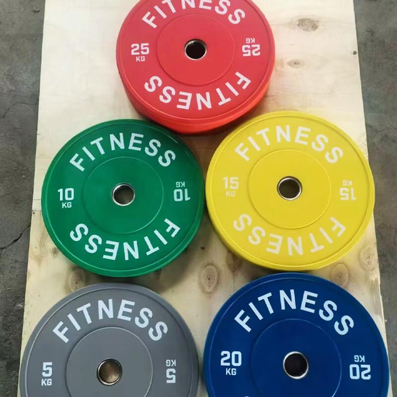 HOX Color-Coded Rubber Coated Olympic Weight Plate