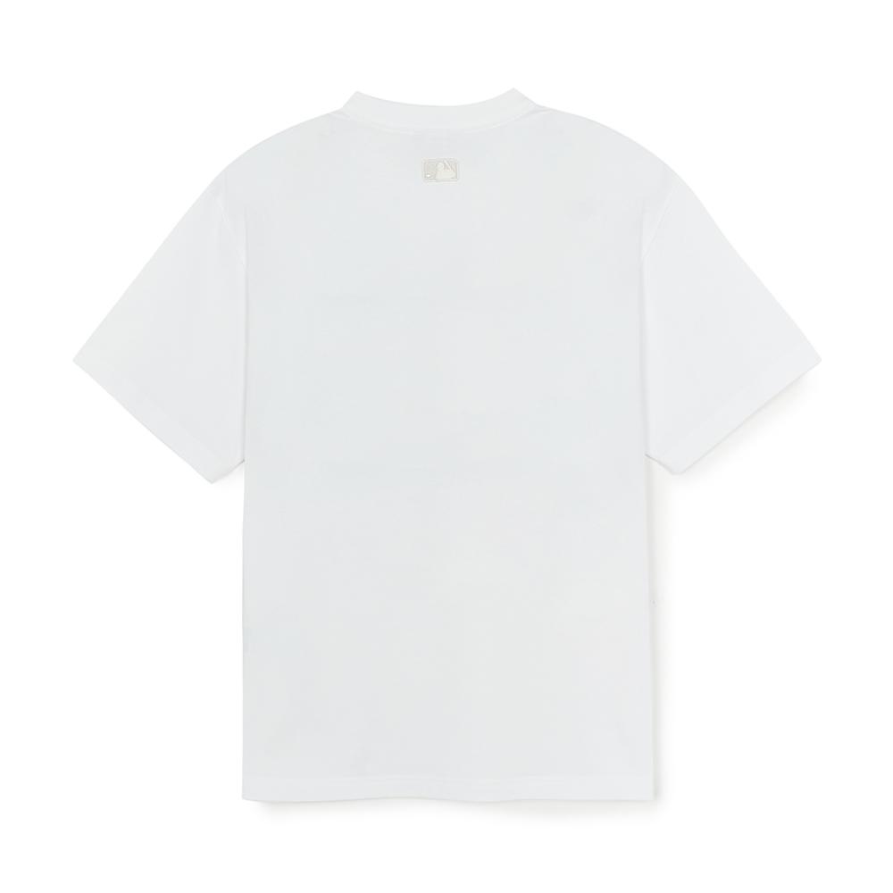 New MLB New York Yankees Basic Collection SS25 T Shirt Unisex Standard White 3ATSB6153-50WHS