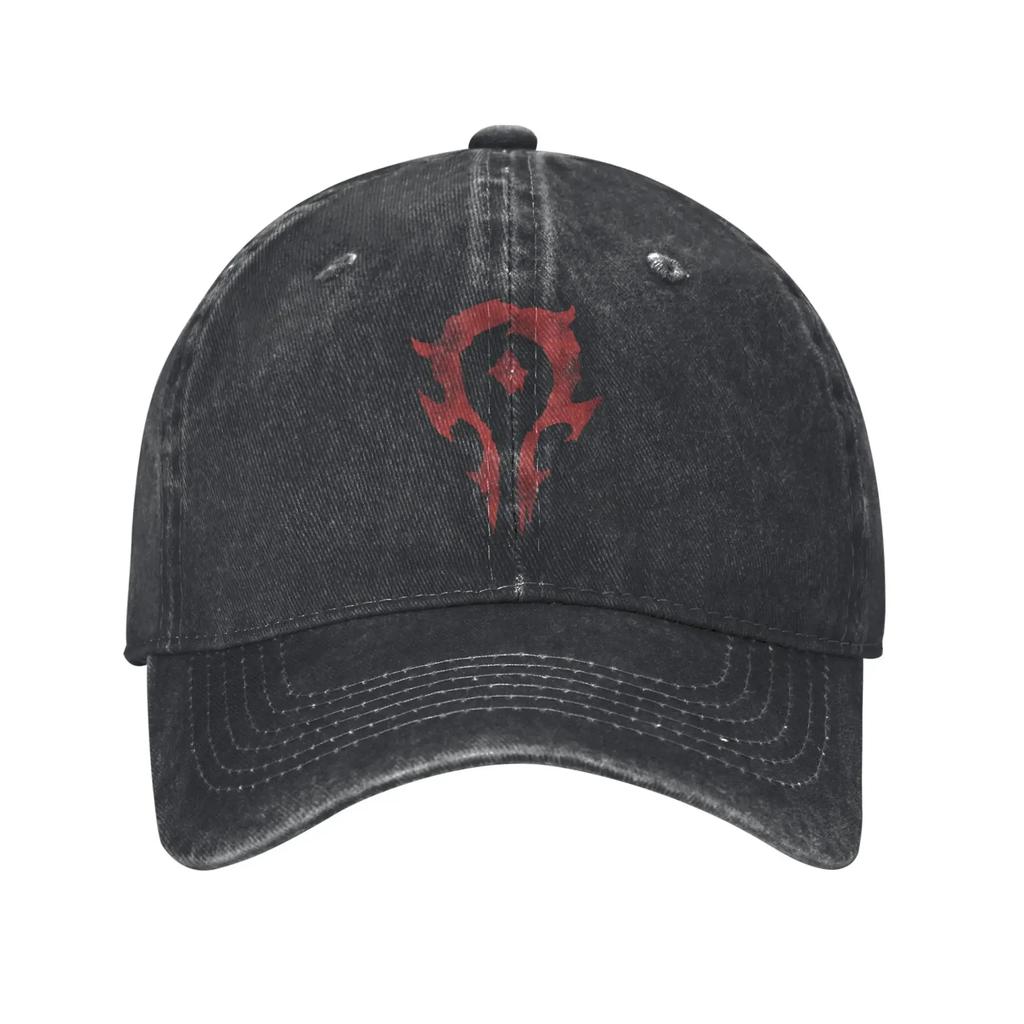 World of WarcraftLogo Trucker Hats Accessories For Unisex Women Baseball Cap  Vintage Headwear Snapback Caps Adjustable