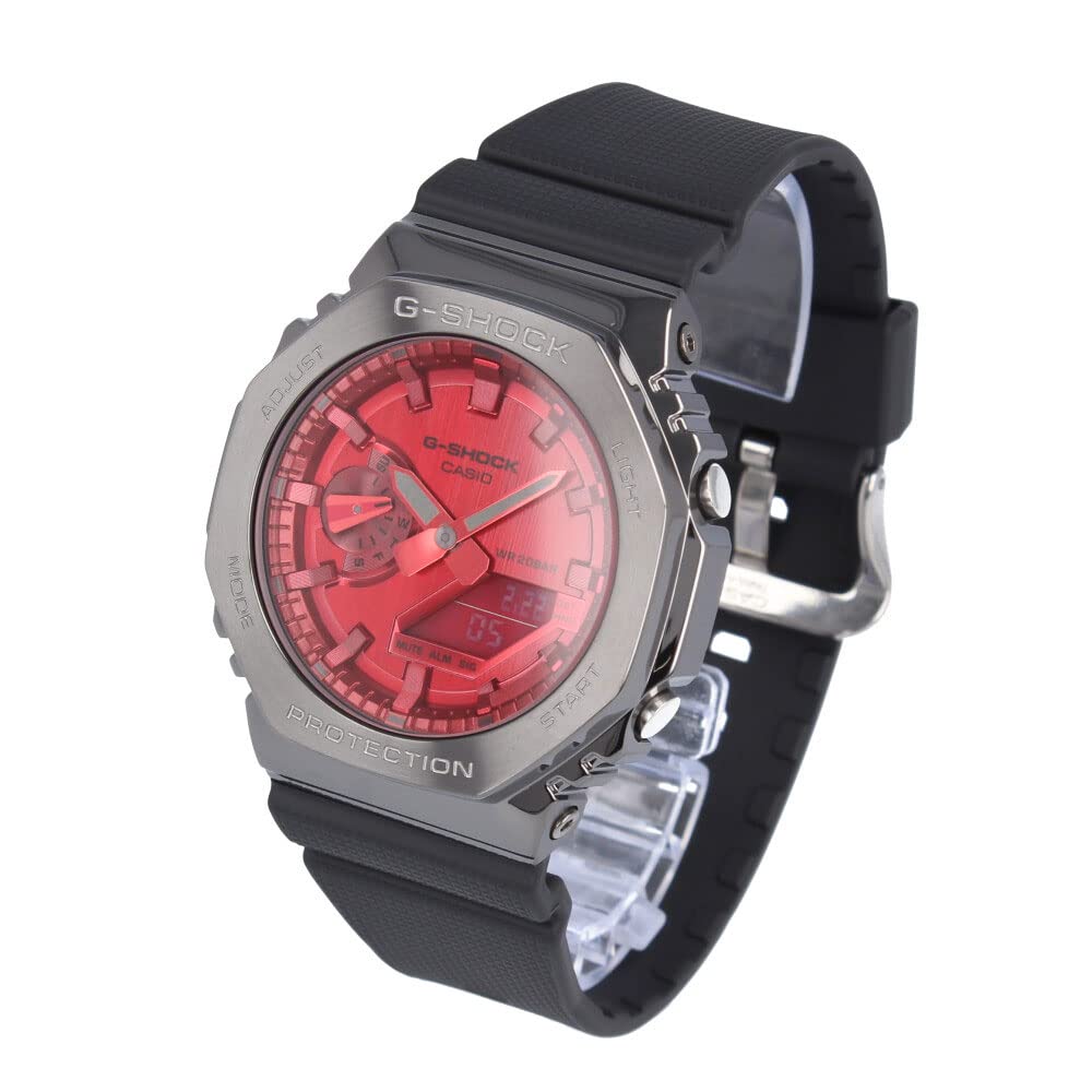 

Часы CASIO SERIES из нержавеющей стали, черные, цвета оружейной стали G-SHOCK G-Shock GM-2100 мужские Ana-Digi GM-2100B-4A [Товар]