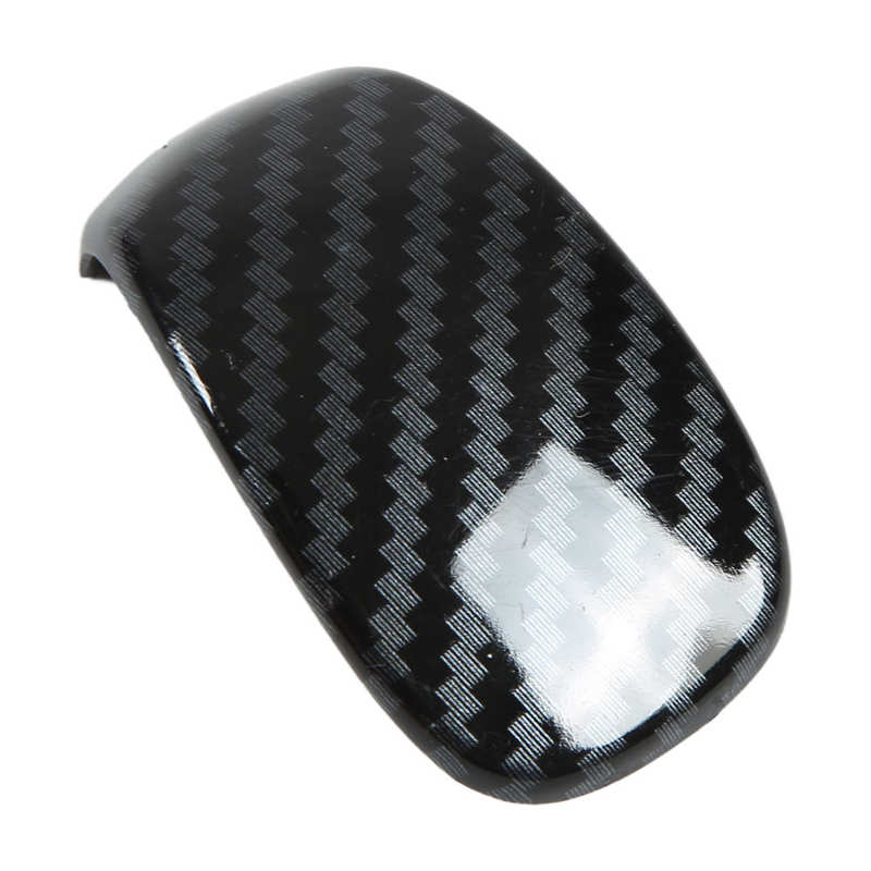 Shift Head Sticker Eye Catching Wearproof Carbon Fiber Style Unique Gear Shift Knob Cover Trim Antiscratch for