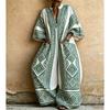 2026 Bohemian Jumpsuit With Pockets Loose Wide Leg Romper Women Streetwear