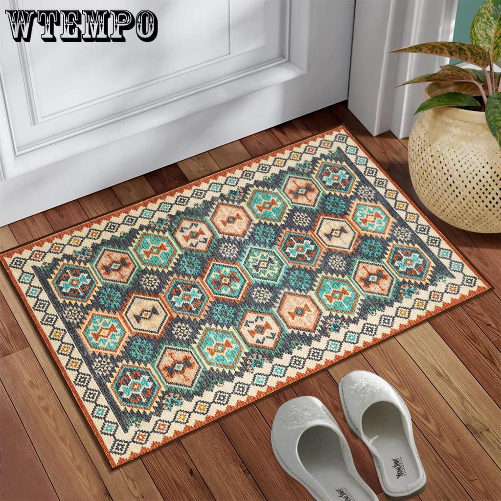 Retro Entrance Doormat Foyer Decoration Carpet Home Entrance Floor Mat