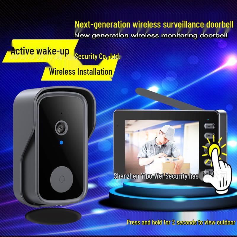 

Розумний відеодзвінок великої ємності з бездротовим пультом, HD нічним баченням та моніторингом знімків