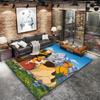 Happy Country Life Carpet Rug For Living Room Bedroom Home Sofa Decoration Kids Play Nonslip Floor Mat