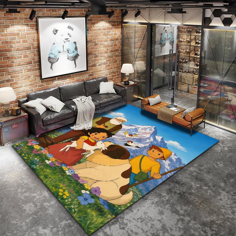 Happy Country Life Carpet Rug For Living Room Bedroom Home Sofa Decoration Kids Play Nonslip Floor Mat