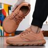 Men's Big Foot Walking Shoe Wide Toe Minimalit Mesh Breathable Shoe Fashion Comfortable Flat Bottom Outdoor Running Sneakers Men