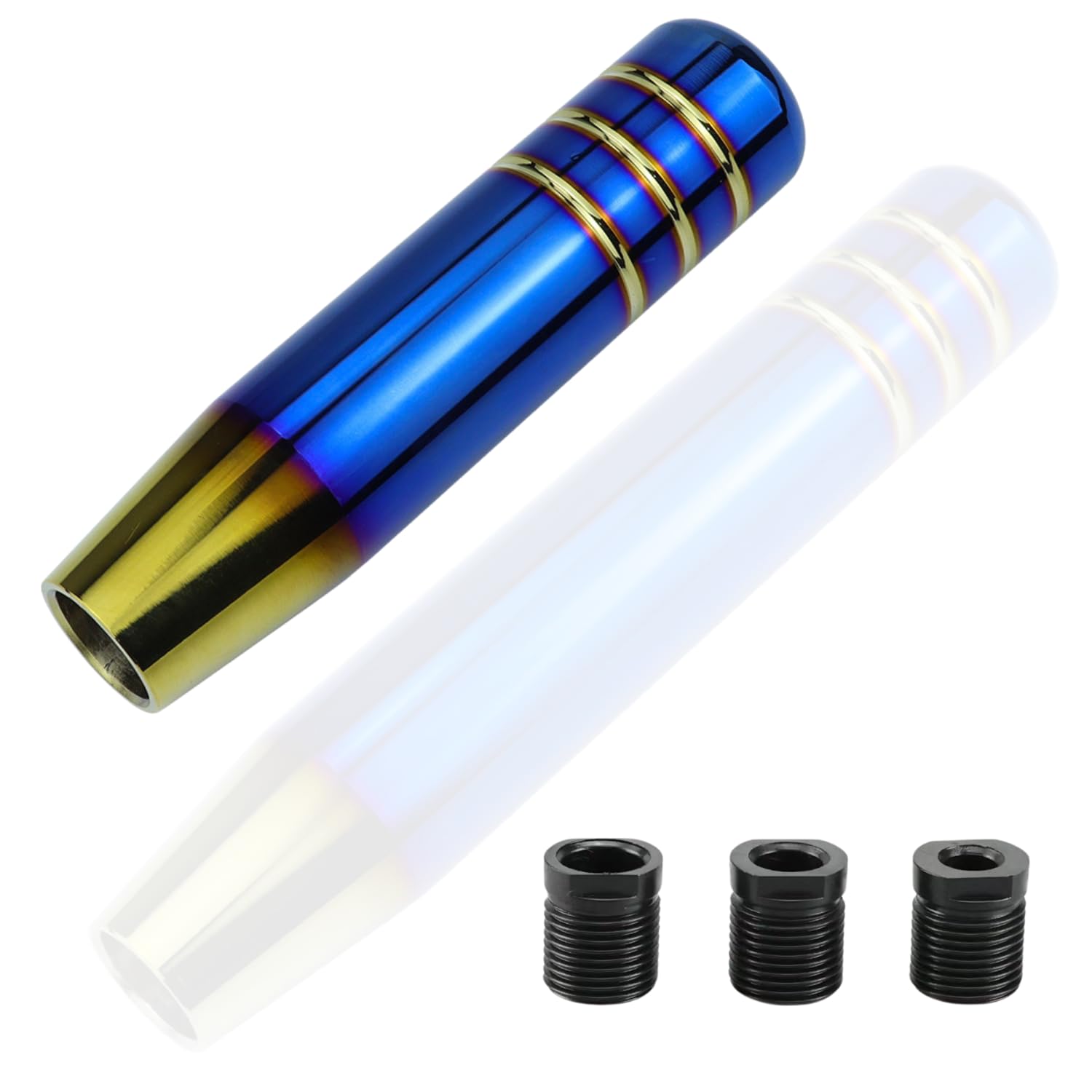 

ozgram Shift Knob, 5.1 inches (13 cm), Titanium Blue, Gold, Aluminum Alloy MT Car, золотой