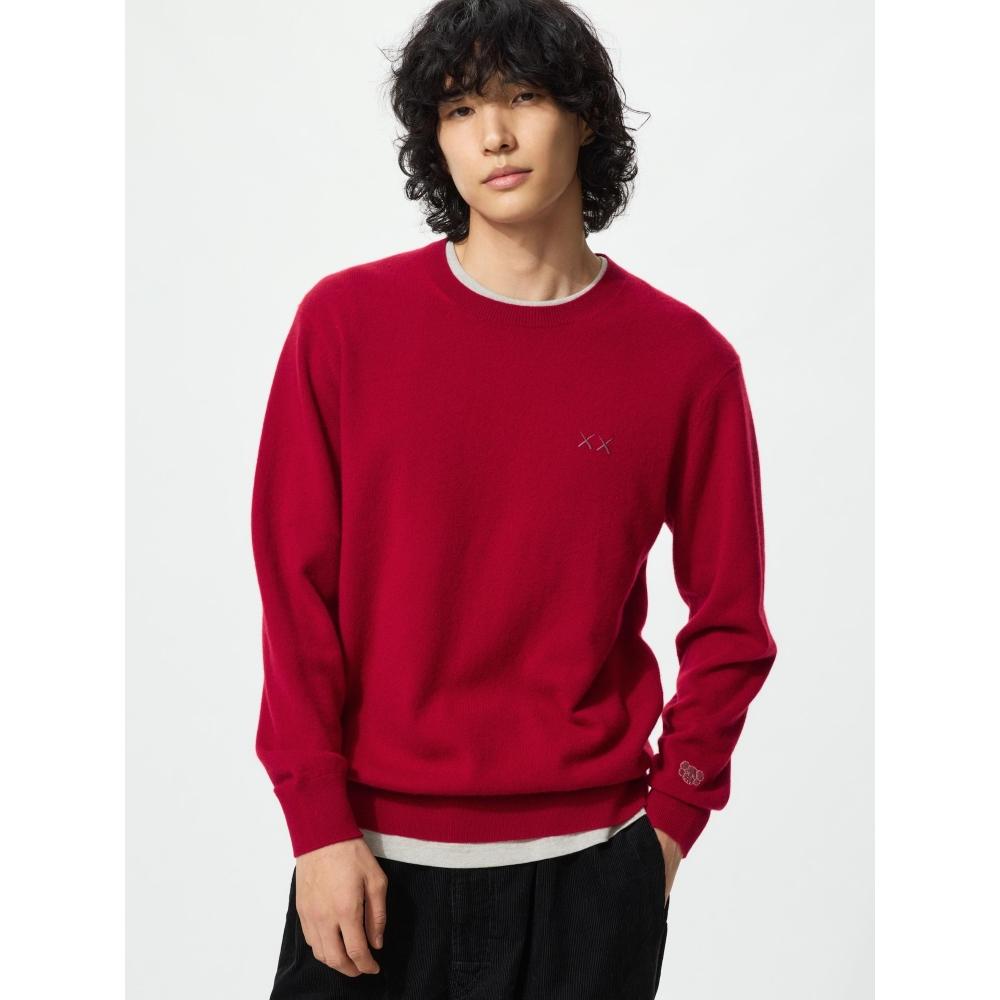 Uniqlo Japan Cows Winter Cashmere Crew Neck Sweater