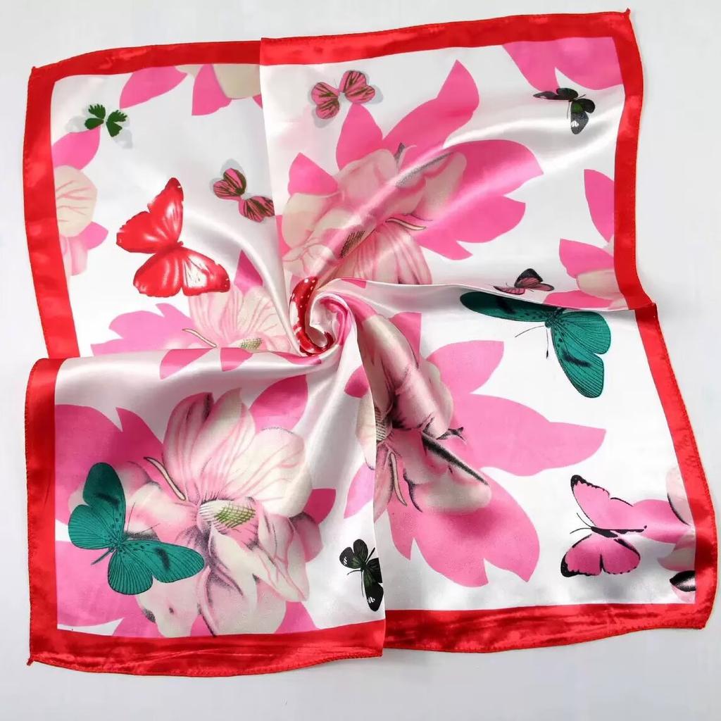 Women's Silk Scarf Business Dress Neck Protector Professional Mobile Telecom Banking Stewardess Small Square Scarf Women's Scarf Shawl Fashion