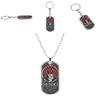 Collier Pendentif Crâne Metro Exodus Avec Design Géométrique en Alliage Pour les Fans de Jeu