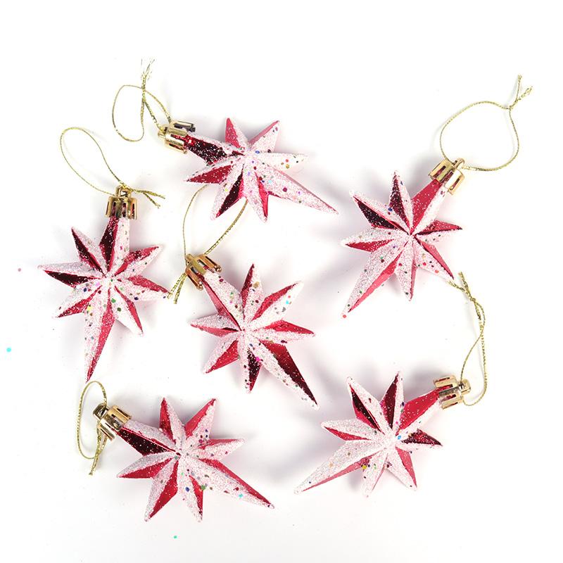 

Christmas Candy Canes Snowflake Xmas Tree Hanging Crutch Pendant 2025 New Year Christmas Party Home Decoration Ornaments gifts