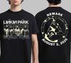 Camiseta do Linkin Park World Tour 2026 Concerto em Newark Da Banda Zero Merch