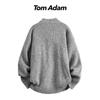 TOM ADAM Amerikanischer Retro Strickcardigan mit lockerem Schnitt