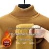 Autumn/Winter 2025 Men's High-Neck Wool Blend Plush-Lined Sweater