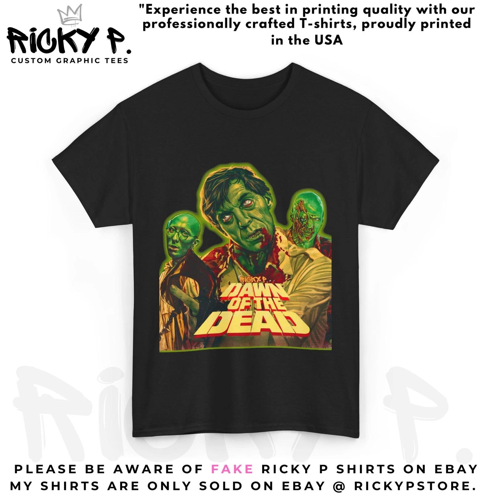 Dawn of the Dead 1978 George A Romero 100% Cotton T-shirt Mens Tees Top Unisex Heavy Cotton Tee 4XL