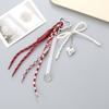 Phone Case Hanging Ornaments Heart Charms Keychain Y2k Rope Keychain Fashion Bowknot Key Ring