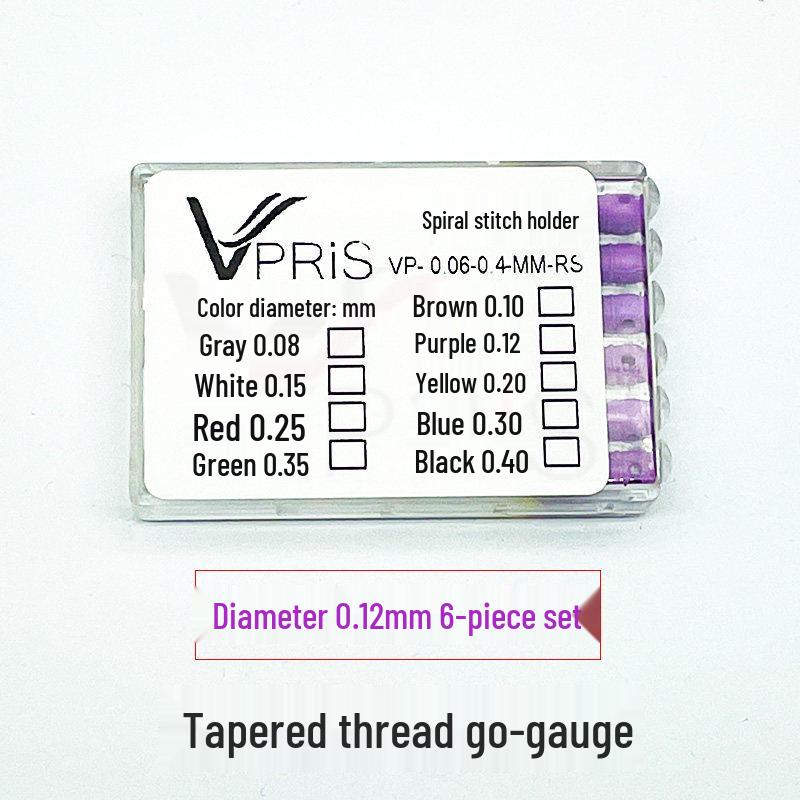 Threaded 0.05mm Ultra-Fine Steel Nozzle Cleaning Needle for Go-No-Go Gauge Valve