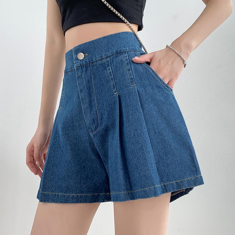 High Waist Denim Shorts for Women Short Jeans