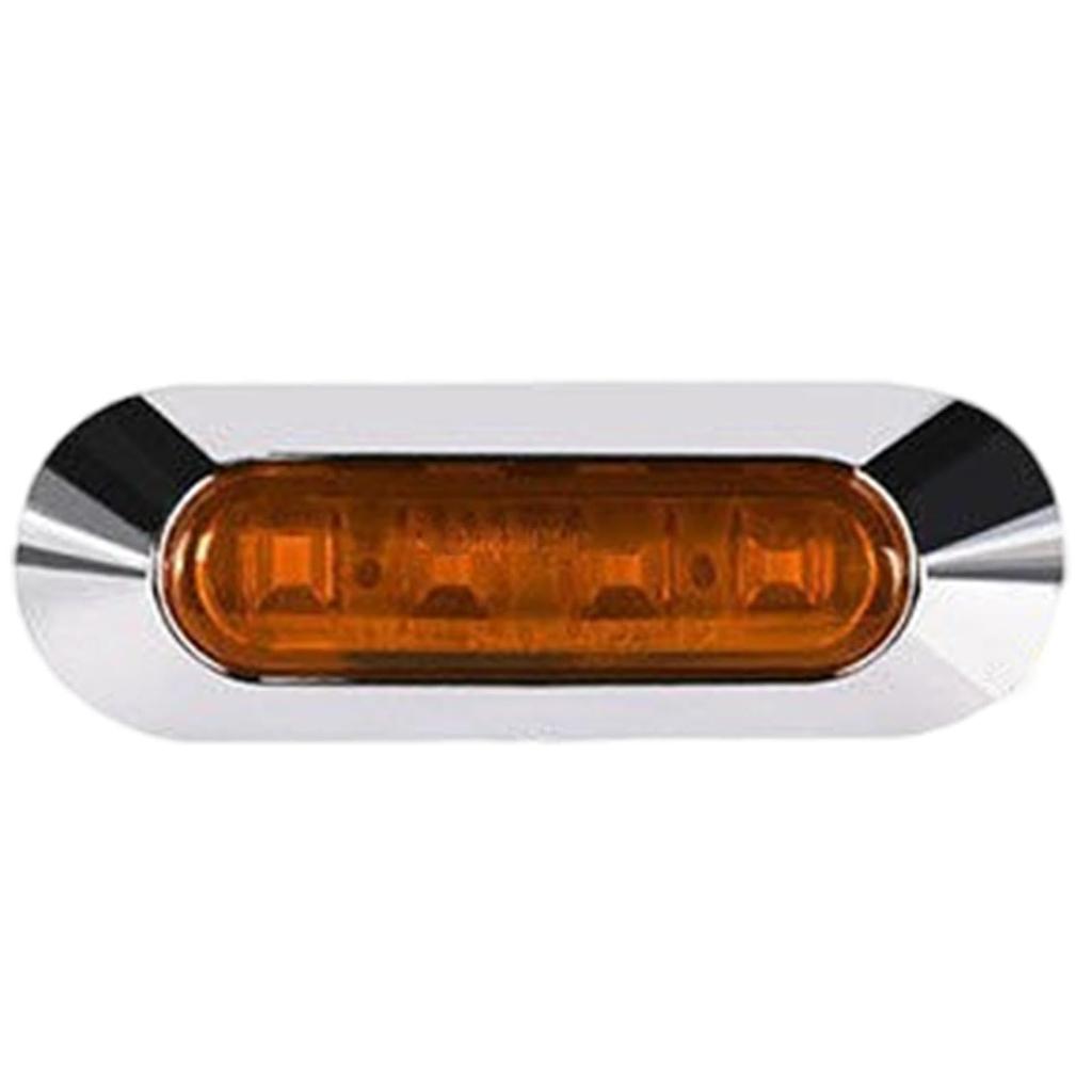 Car Trailer Side Marker Lights, Car Side Indicator Lights | 4 LED Rear Side
