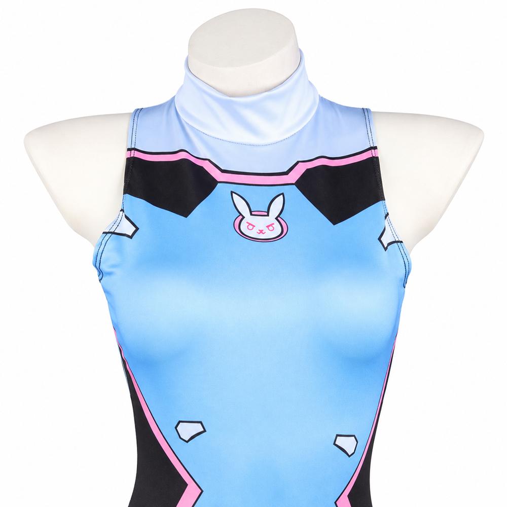 Spiel DVA Jumpsuit Bedruckt Sexy Badeanzug Cosplay Kostüm Damen Anime Badeanzug Sexy Dessous Badeanzug Halloween Kostüme