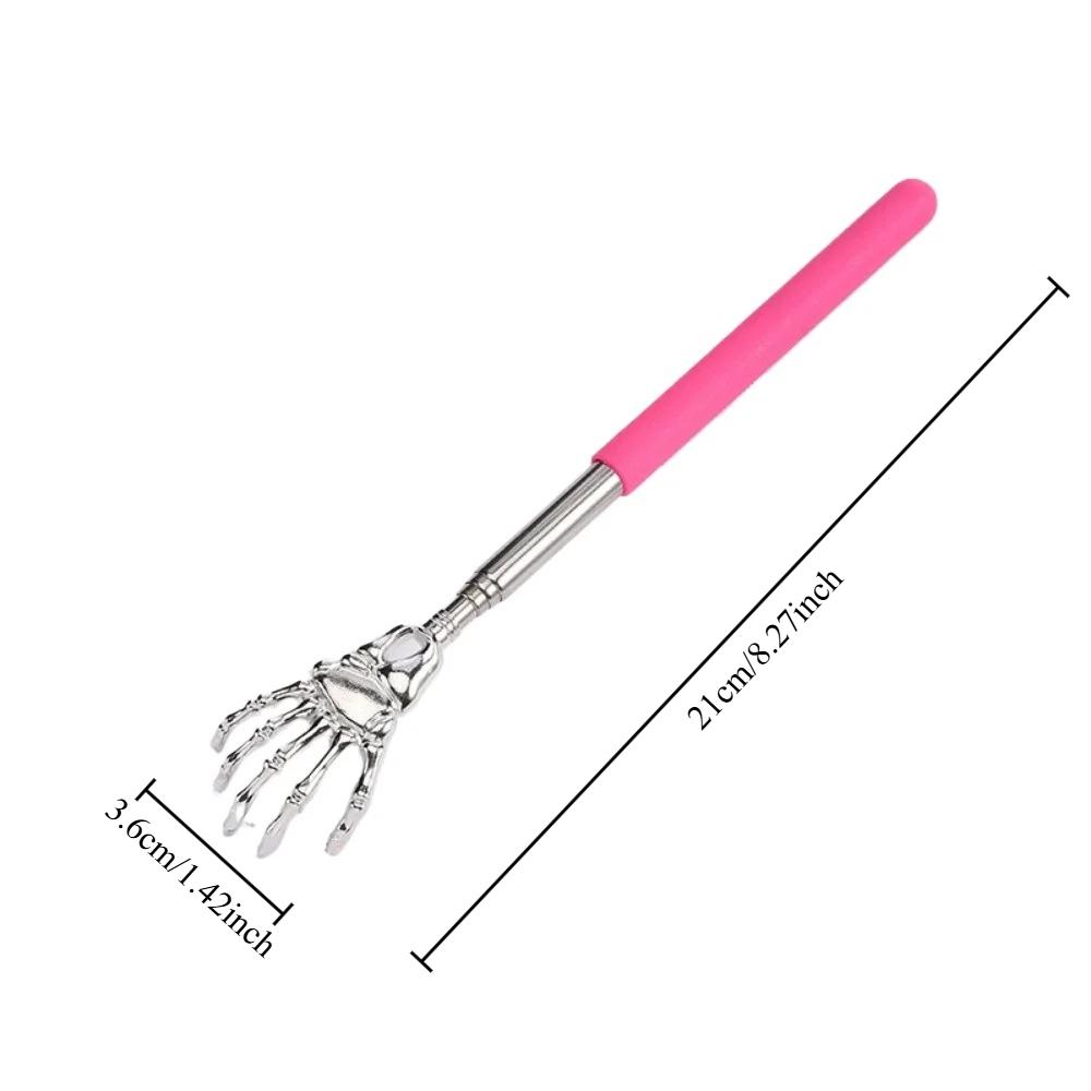 1pcs Ghost Hand Stainless Steel Scalable Old Man's Happy Scratcher No Need for People Back Scratcher Itching