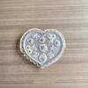 3D Heart Shaped Clear Silicone Nail Art Mold With Multiple Patterns For Diy Nail Decoration Making Tools