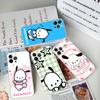 Cute P-Pochacco Transparent Soft Phone Case For iPhone 15 12 14 16 17 13 Plus 11 Pro Max 13 Pro