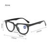 Specialshape Half Oval Reading Glasses Blocking Blue Light Computer Presbyopia Eyeglasses Goggles New 1035