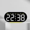 Minimalist Design LED Electronic Clock Large Screen Ambient Light Clock  Indoor Use