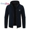 Cozy Up Giacca da Uomo con Cappuccio Lavorazione a Maglia Larga Cappotto Casual