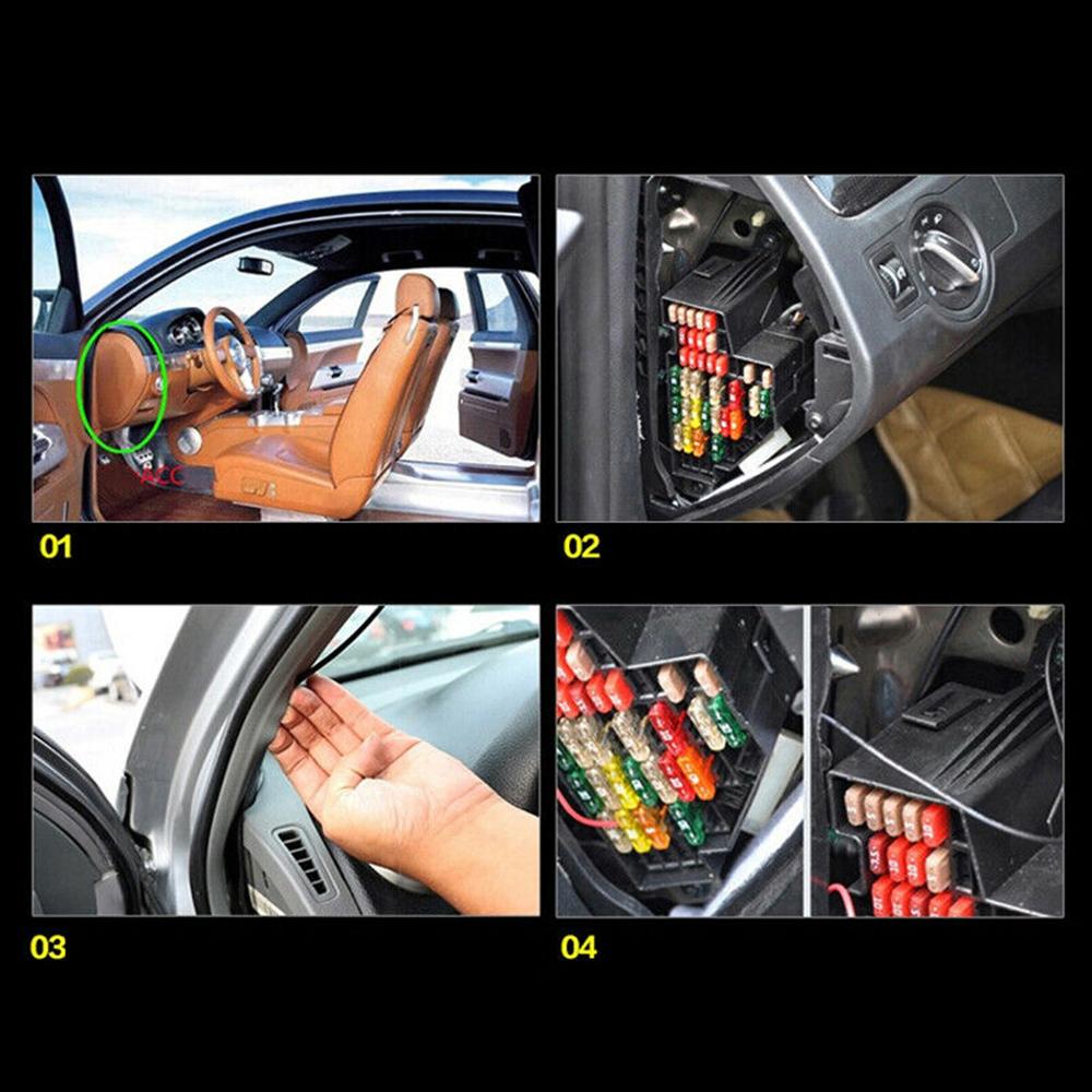 5 Pcs Automotive Mini 15A Car Fuse Box Holder Splitter Devices Electrical Appliances Auto Parts Supply Fuses For RV Cars Set Fuses4