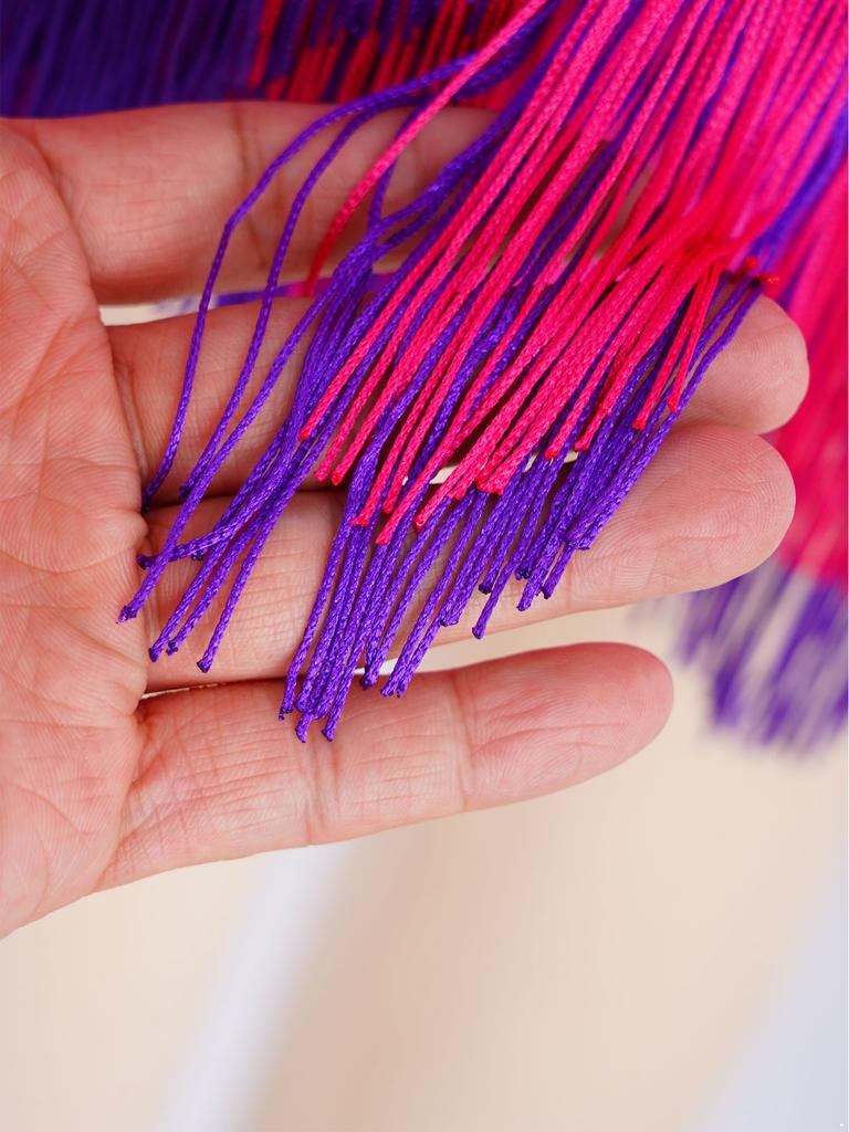 Eye-Catching Latin Dance Top with Skirt for Girls: Halter Neck Rhinestone Tassel Crop Top & Attached Briefs Skirt for Recital