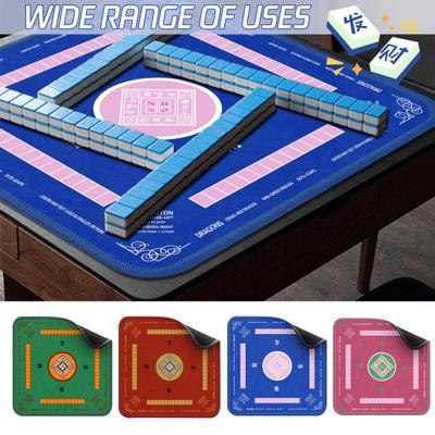 Mahjong-Tischmatte, Poker, Domino, Mahjong-Kacheln, Kartenbrettspiel, rutschfest, Geräuschreduzierung, quadratische Mah-Jongg-Tischdecke, Spielmatte