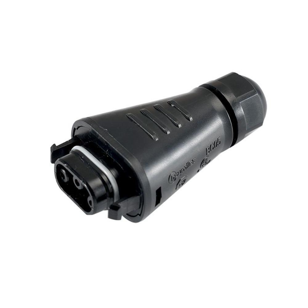 Waterproof Field Connector 3Pin Electrical Connector Microinverter Adapter  Photovoltaic Systems