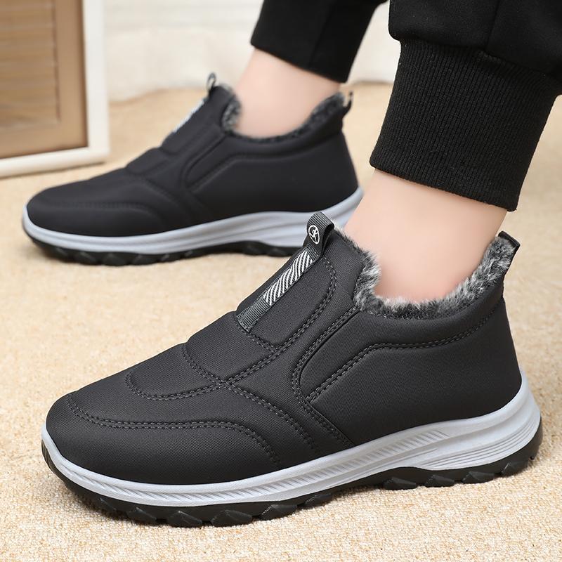 Women Large Size Warm Lined Boots High Top Shoes Winter Walking and Commuting Casual Outdoor Travel Daily Boots Style Sizes 36-45
